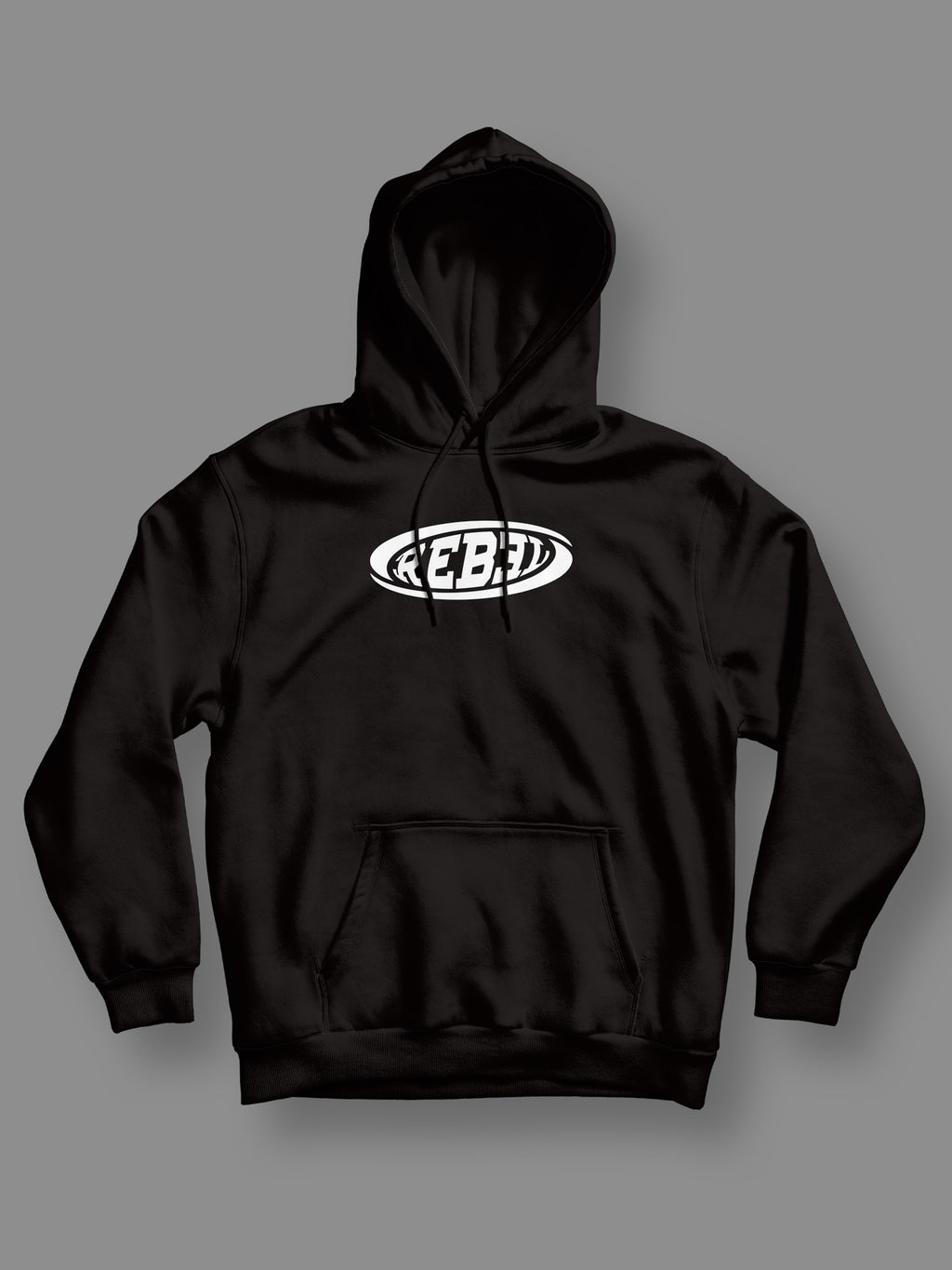 Rebel Logo One - Hoodie (Black)