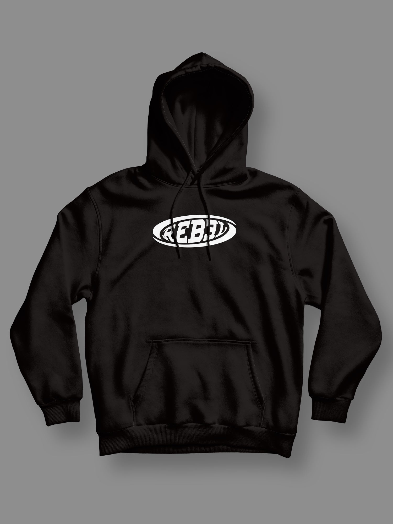Rebel Logo One - Hoodie (Black)