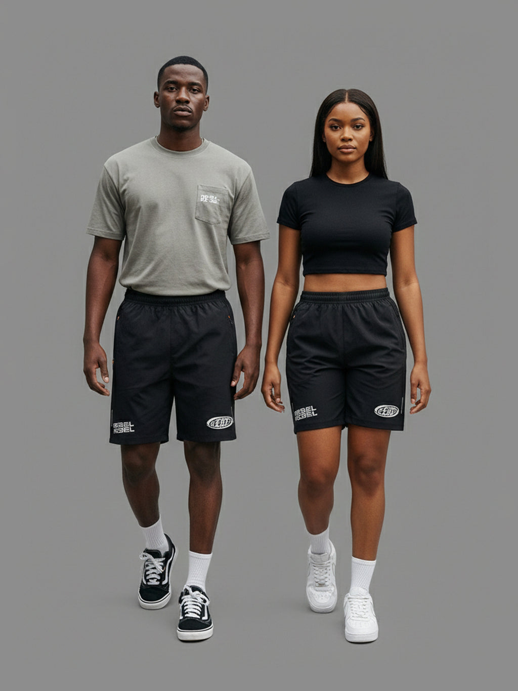 Rebel Logo One - Shorts (Black)