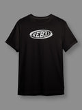 Rebel Logo One - Short Sleeve Crew Neck (Black)