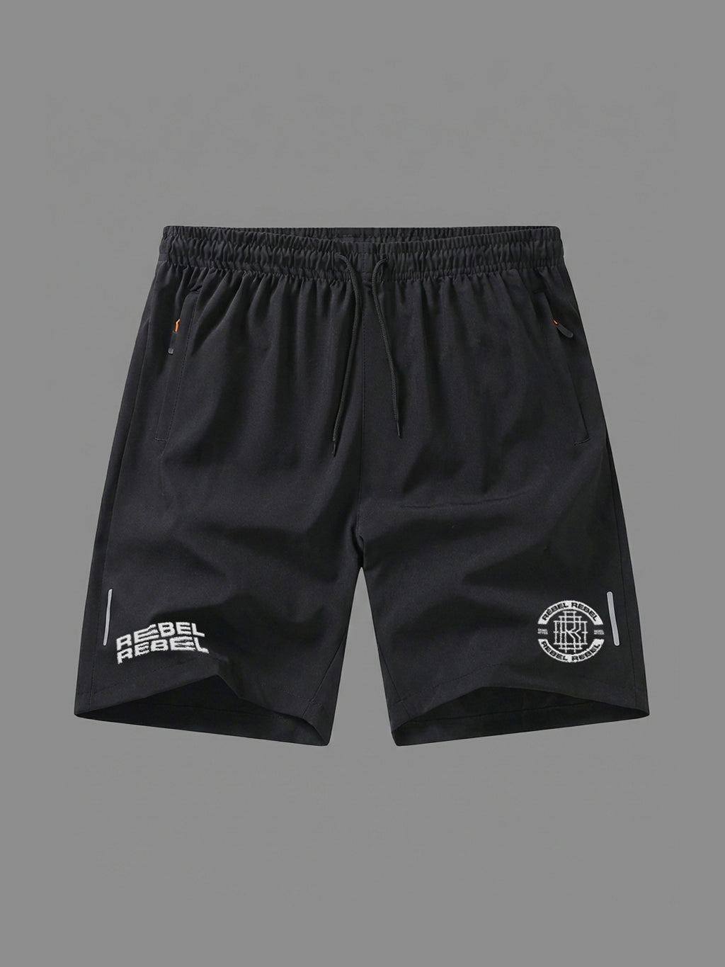 Rebel Logo Two - Shorts (Black)