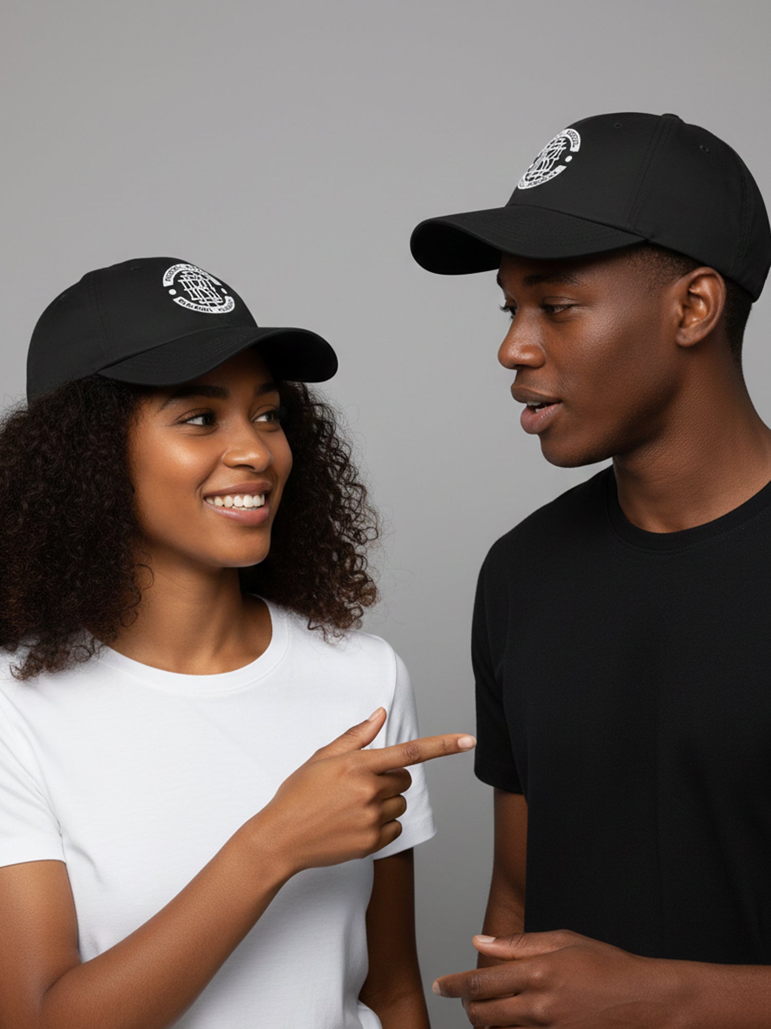 Rebel Logo Two - Crushed Nylon 6 Panel (Black)