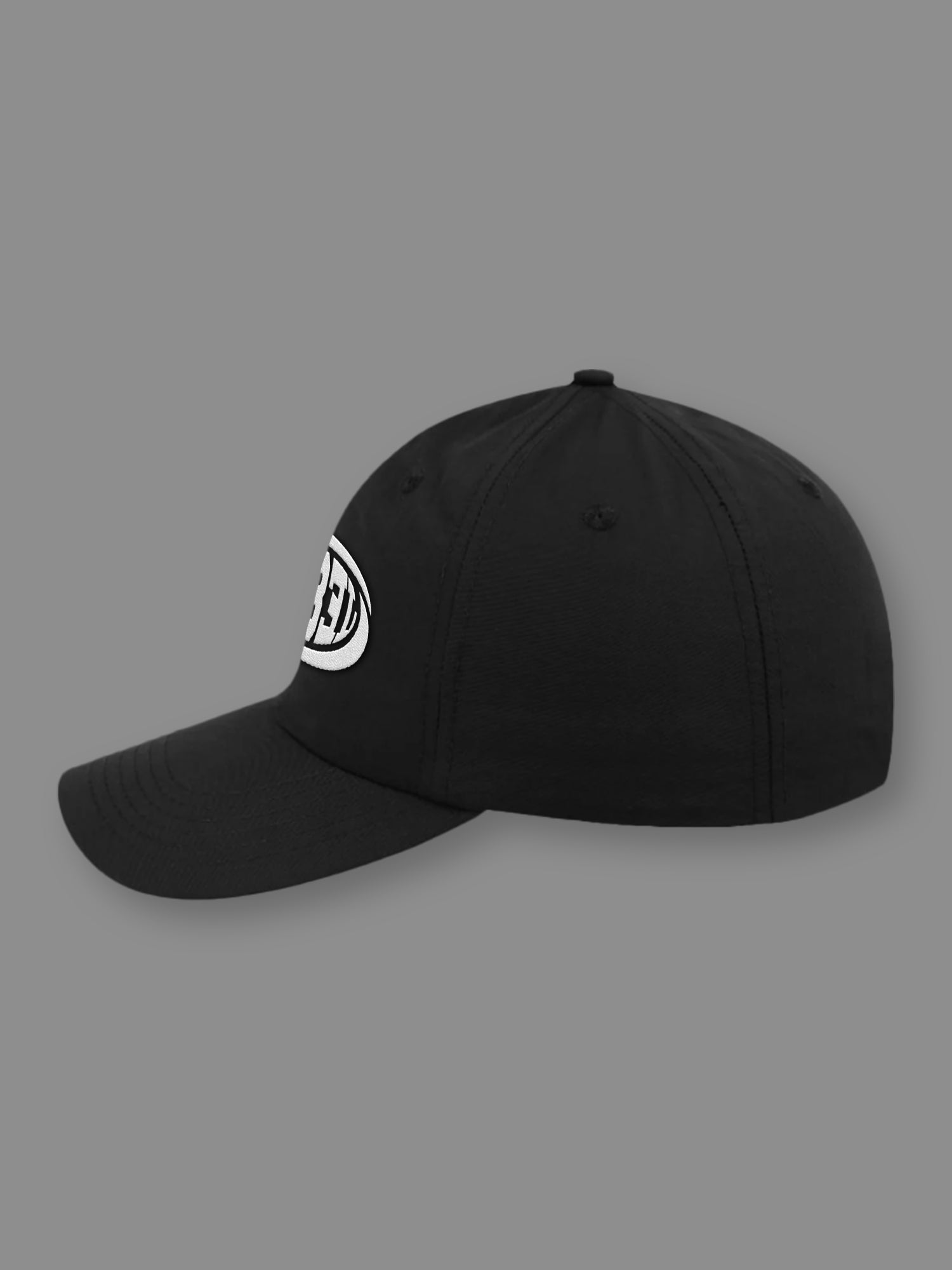 Rebel Logo One - Crushed Nylon 6 Panel (Black)