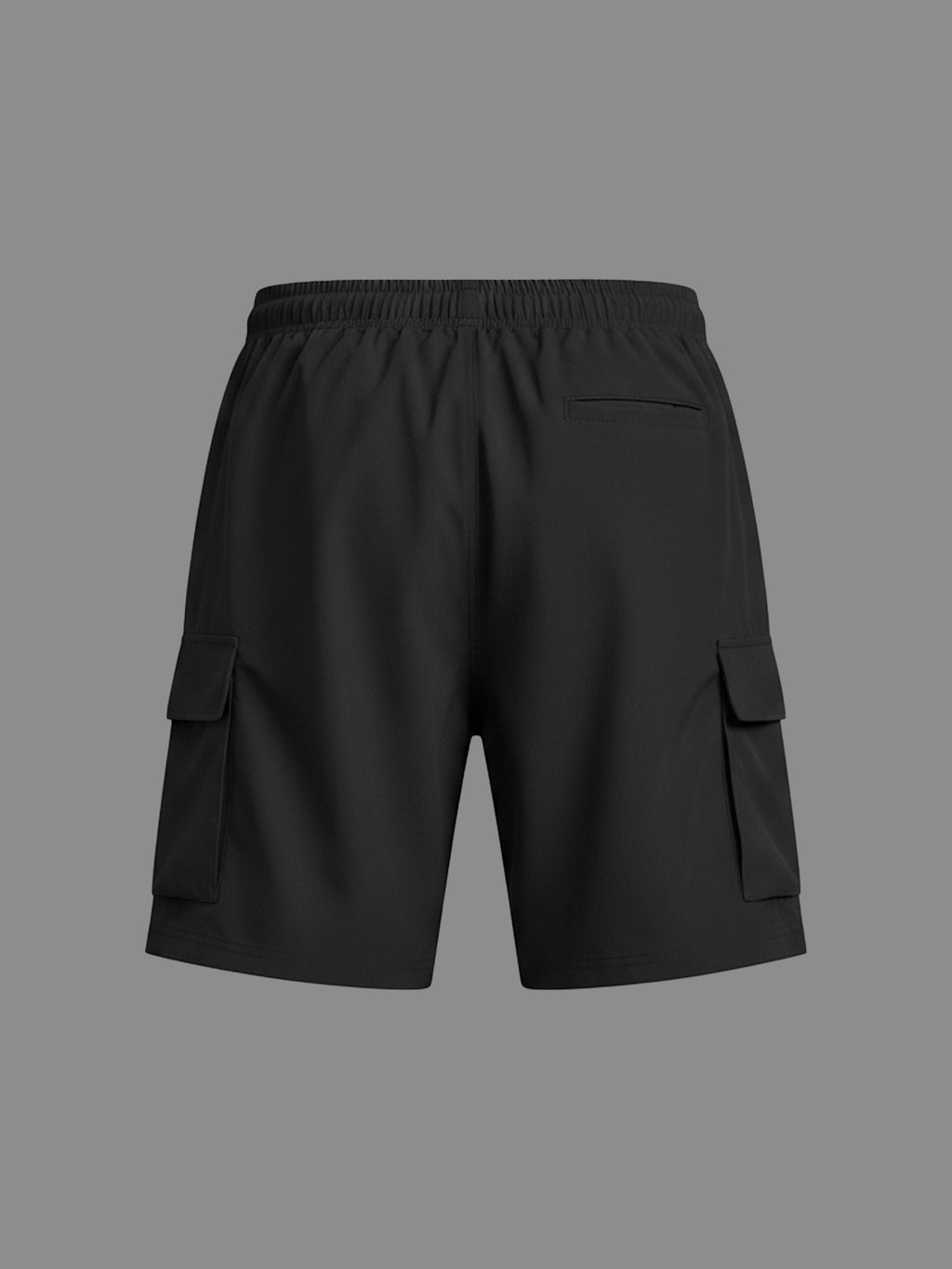 Rebel Logo Three - Cargo Shorts (Black)