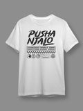 Pusha Njalo - Short Sleeve Crew Neck (White)