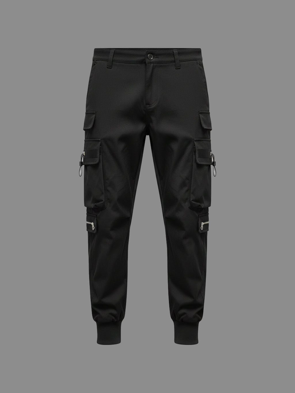 Rebel Logo Three - Cargo Pants (Black)