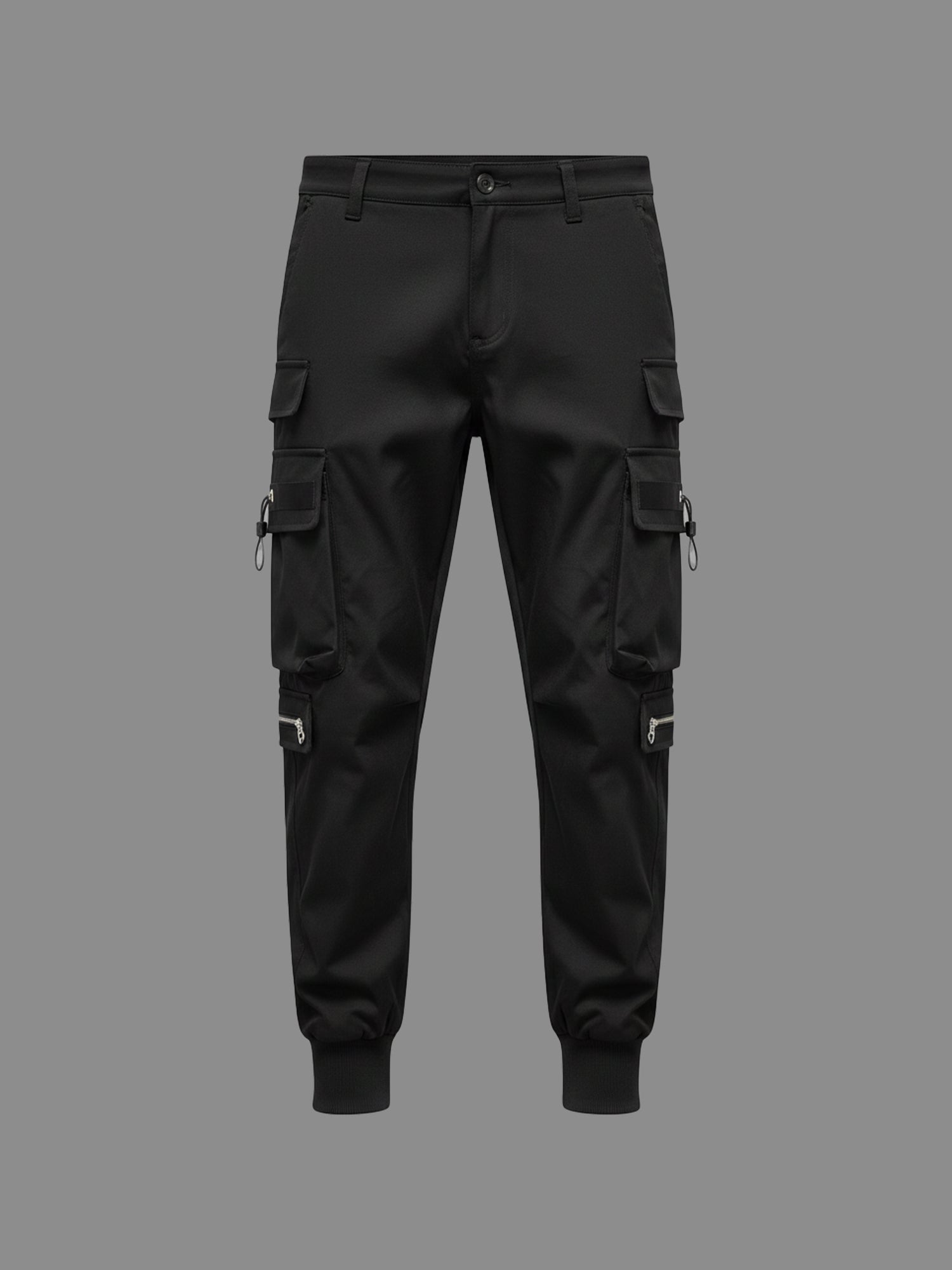 Rebel Logo Three - Cargo Pants (Black)