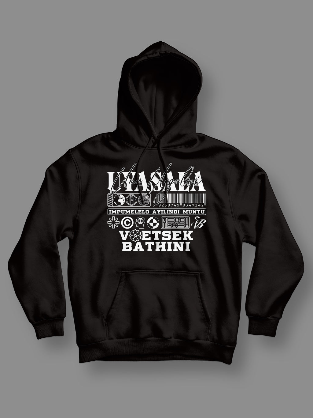 Uyasala Uma Ungalwi - Hoodie (Black)