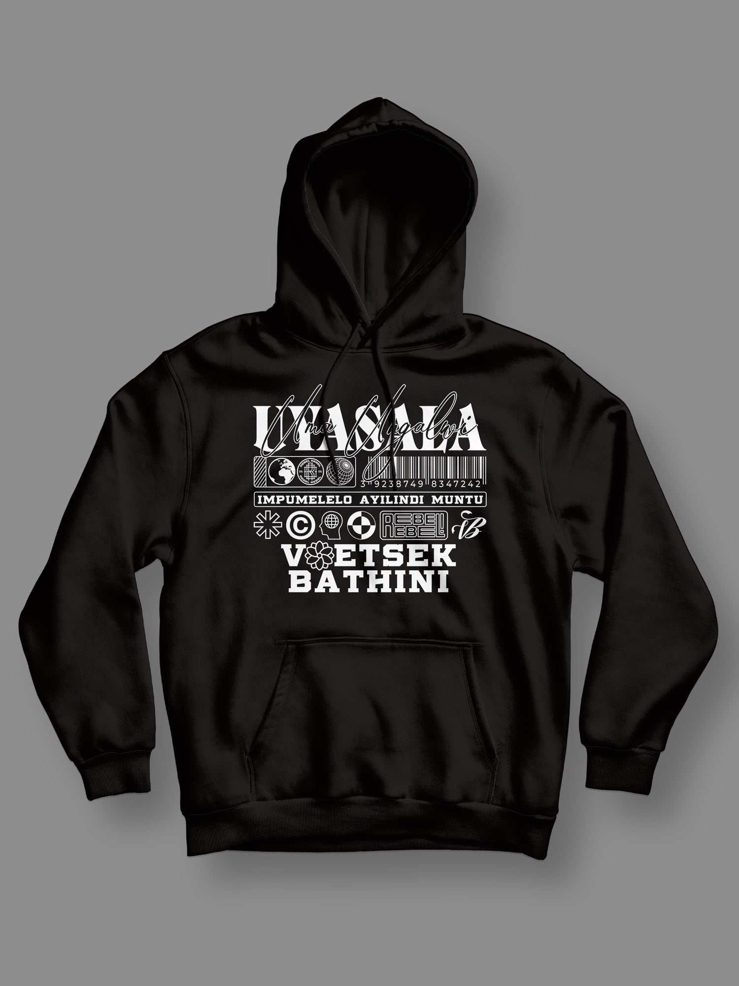 Uyasala Uma Ungalwi - Hoodie (Black)