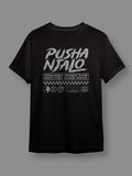 Pusha Njalo - Short Sleeve Crew Neck (Black)