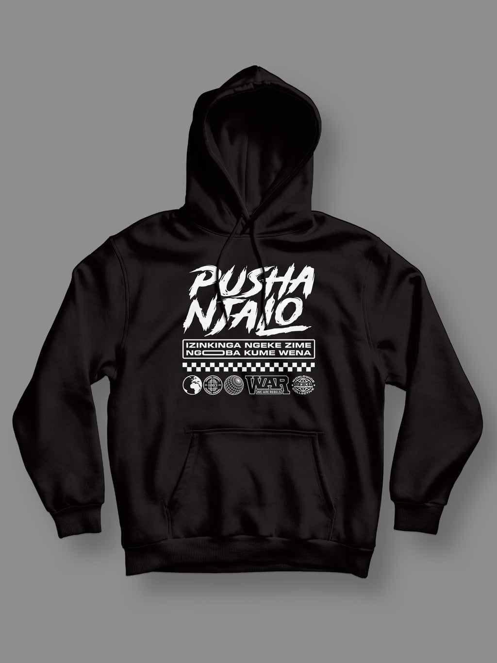 Pusha Njalo - Hoodie (Black)