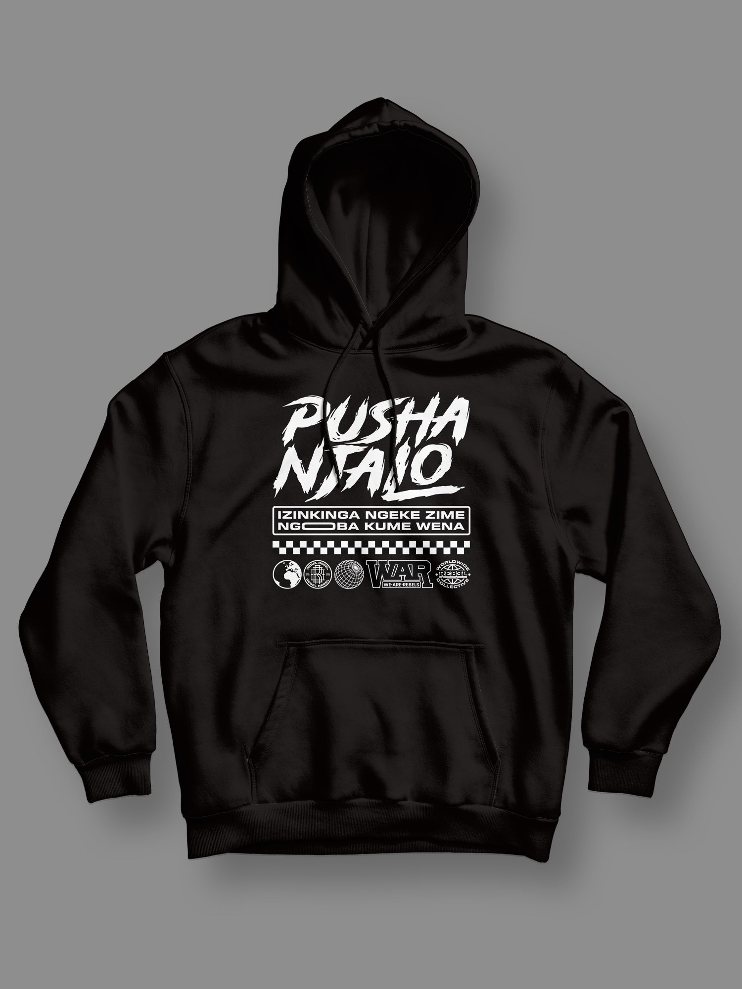 Pusha Njalo - Hoodie (Black)