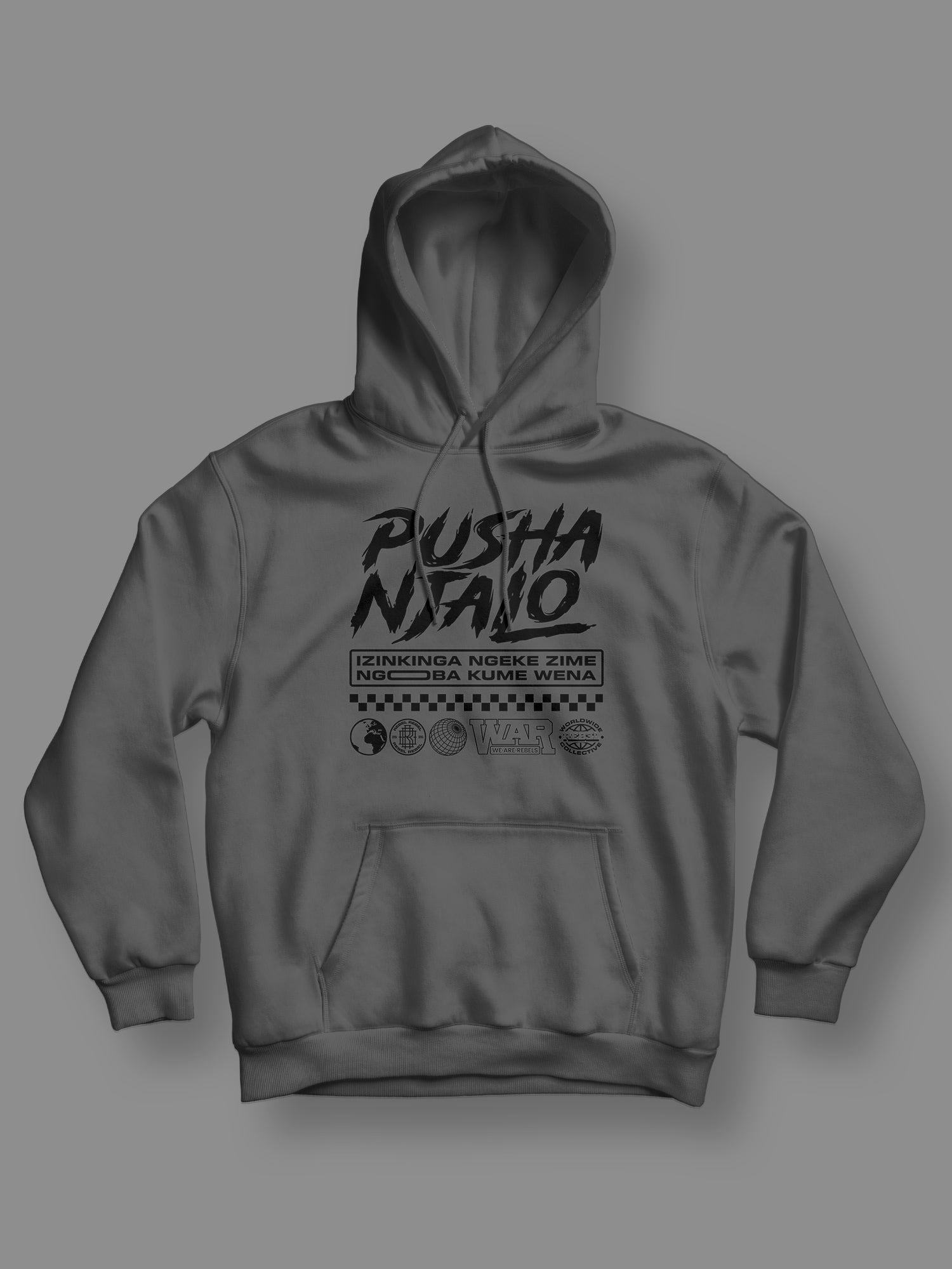 Pusha Njalo - Hoodie (Grey)